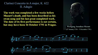 Clarinet Concerto in A major, K. 622, II. Adagio Wolfgang Amadeus Mozart