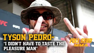 TYSON PEDRO REACTS TO DEFEATING THE PLEASURE MAN AT UFC 293