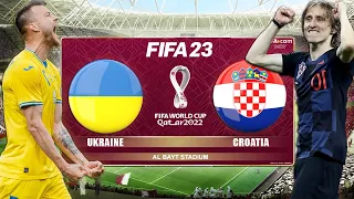 FIFA World Cup Qatar 2022 УКРАЇНА - ХОРВАТІЯ 1-й тур групи H. FIFA 22 MOD FIFA World Cup Qatar 2022