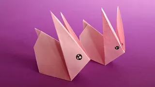 Easter Bunny: Very Easy Origami • Paper Rabbit for Easter • Origami Easter Bunny