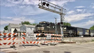 Dangerous Railroad Crossing Closed! Not Safe For Public Travel, Norfolk Southern Mainline Cincinnati