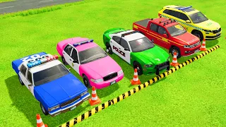 ALL POLICE VEHICLES DACIA, CHEVROLET, VOLSKWAGEN AND AMBULANCE EMERGENCY MERCEDES ! FS22 3