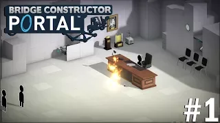 BRIDGE CONSTRUCTOR PORTAL - PLAYTROUGH - Level 1-6