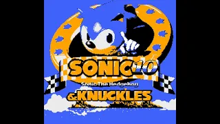 Sonic 10 & Knuckles[NES Pirate] - Title Screen & Character Select[READ DESC.]