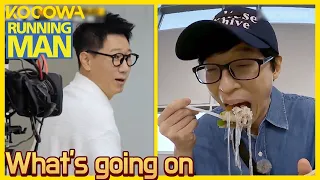 Why is everyone stuffing their faces around Ji Seok Jin l Running Man Ep 608 [ENG SUB]