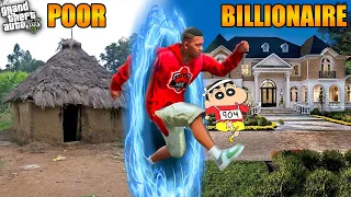 GTA 5 : Shinchan Travel To Billionaire World Through Portal in GTA 5 ! (GTA 5 mods)