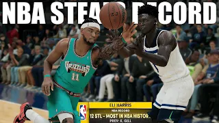 NBA 2K22 PS5 MyCAREER - 10 STEALS IN ONE QUARTER! NEW NBA STEALS RECORD!