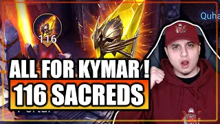 🔥 116 SACRED SHARDS FOR KYMAR !! THIS IS BONKERS !! 🔥 2X SACRED SUMMONS | Raid Shadow Legends