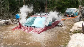 OFF Road Subaru против Уаз Первый оффроад тест после восстановления машины