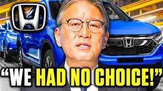 Honda CEO Shocking WARNING To SHUT DOWN EVs!