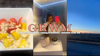 GRWM 5 am Highschool morning routine | grwm| make my bed | eat breakfast | wash my face | ootd