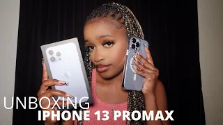 iPHONE 13 PRO MAX UNBOXING + SETUP | (Accessories, Camera Test, Review)