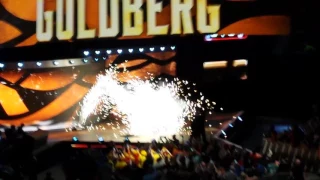 WWE RAW 11/14/16 Goldberg Enterance LIVE