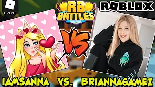 🔴 RB BATTLES CHAMPIONSHIP (Roblox) - iAmSanna Vs. BriannaGamez in Build A Boat For Treasure