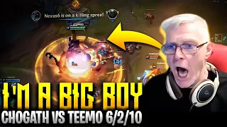 I'm a BIG BOY ! Chogath VS Teemo