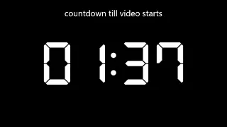 the countdown for my videos has come. (music is silent partner - space walk remix) (credits on desc)