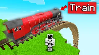 J'ai ajouté des trains réalistes à Minecraft... (ne me laissez jamais conduire svp)