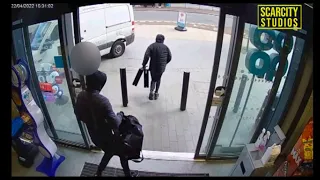 CCTV of £250,000 cash in transit theft (Manchester,UK)