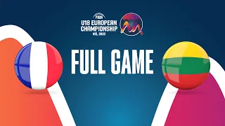 France v Lithuania | Full Basketball Game | FIBA U18 European Championship 2023
