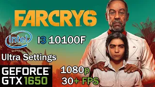 GTX 1650 GDDR6 | Far Cry 6 | I3 10100f | 1080P Ultra Settings & 30+ FPS | Gameplay Performance