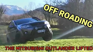 Mitsubishi Outlander lifted off road