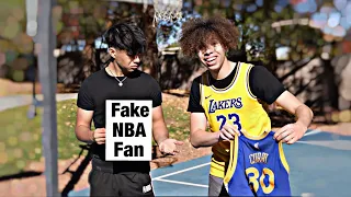 How Fake NBA Fans Be Acting