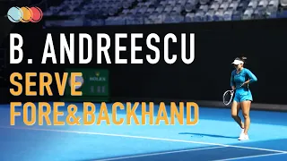 Andreescu - Court Level Practice [Slow Motion]