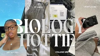 day in the life of a black girl in college: a biology hottie☆| lectures, studying, plt ambassador