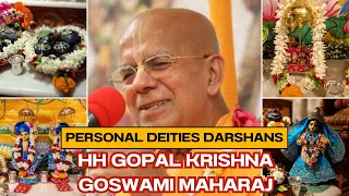 HH Gopal Krishna Goswami Maharaj Personal Deities Darshans @iskcon_delhi