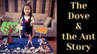 The Dove and the Ant Story | Stories for kids | Storytelling with props | Moral Stories