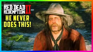 Micah Bell Is The ONLY Character In Red Dead Redemption 2 That Doesn't Do This & It's Very Strange!