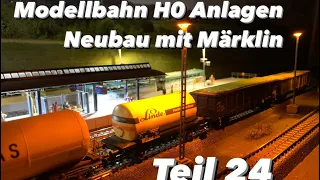 Modellbahn h0 Anlagen Neubau mit Märklin Teil 24: Lichtes Dunkel