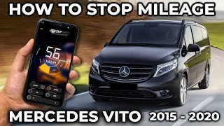 How To Stop Mileage | Mercedes VITO Camper w447 2020 | Dashboard removal | Odometer Blocker