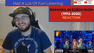 Had A Lot Of Fun Listening / Romania in Eurovision Song Contest (1993-2022) (Reaction)
