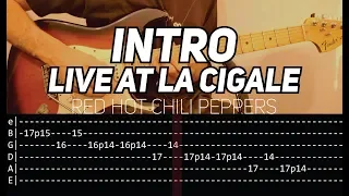 RHCP - Intro Live at La Cigale (Guitar lesson with TAB)