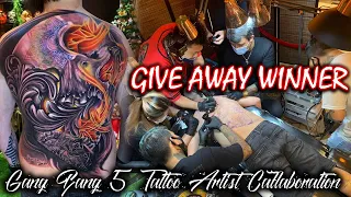 5 In 1 Tattoo Gangbang Callaboration || HENDRIC SHINIGAMI