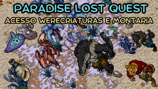 Tibia - Acesso as WereCriaturas, nova montaria Foxmouse e novos Trinkets, Paradise Lost Quest