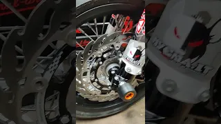 Biting & VM racing Supermoto brake setup