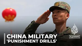 ‘Strong punishment’: China starts two days of military drills around Taiwan