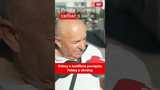 "TROSZECZKĘ NIE FAIR". Polacy komentują konflikt Polski z Ukrainą #shorts