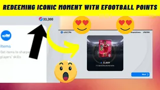 Redeeming Iconic Moment Player Elber with eFootball Points !PES MOBILE 2021