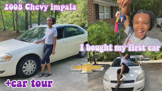 BOUGHT MY FIRST CAR!!! {2008 CHEVY IMPALA} + Car tour :)