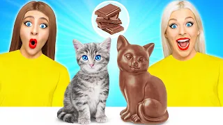 Défi Chocolat vs Réalité Nourriture | Bataille de Nourriture par Multi DO Fun Challenge