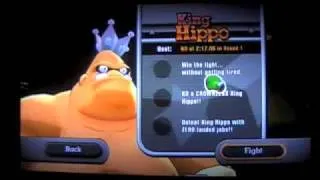 Punch-Out!! Wii Walkthrough King Hippo Challenges