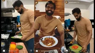 Parmish Verma cooking Pasta for Brother and Friends