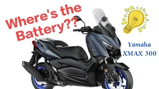 Yamaha XMAX 300 - How to access battery