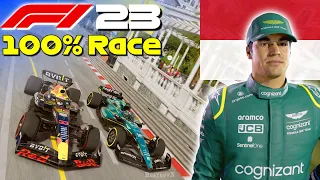 F1 23 - Let's Make Stroll World Champion #7: 100% Race Monaco