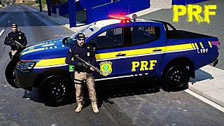 NOVA L200 TRITON PRF EM PERSEGUIÇÃO | POLÍCIA RODOVIÁRIA FEDERAL | GTA 5