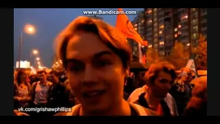 Грем Филипс на митинге не пользовался успехом.