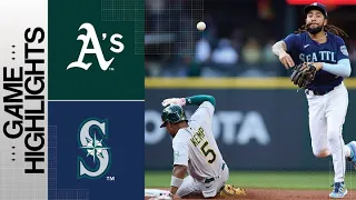 A's vs. Mariners Game Highlights (5/24/23) | MLB Highlights